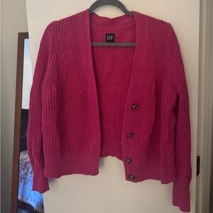 100% Cotton Pink Cardigan